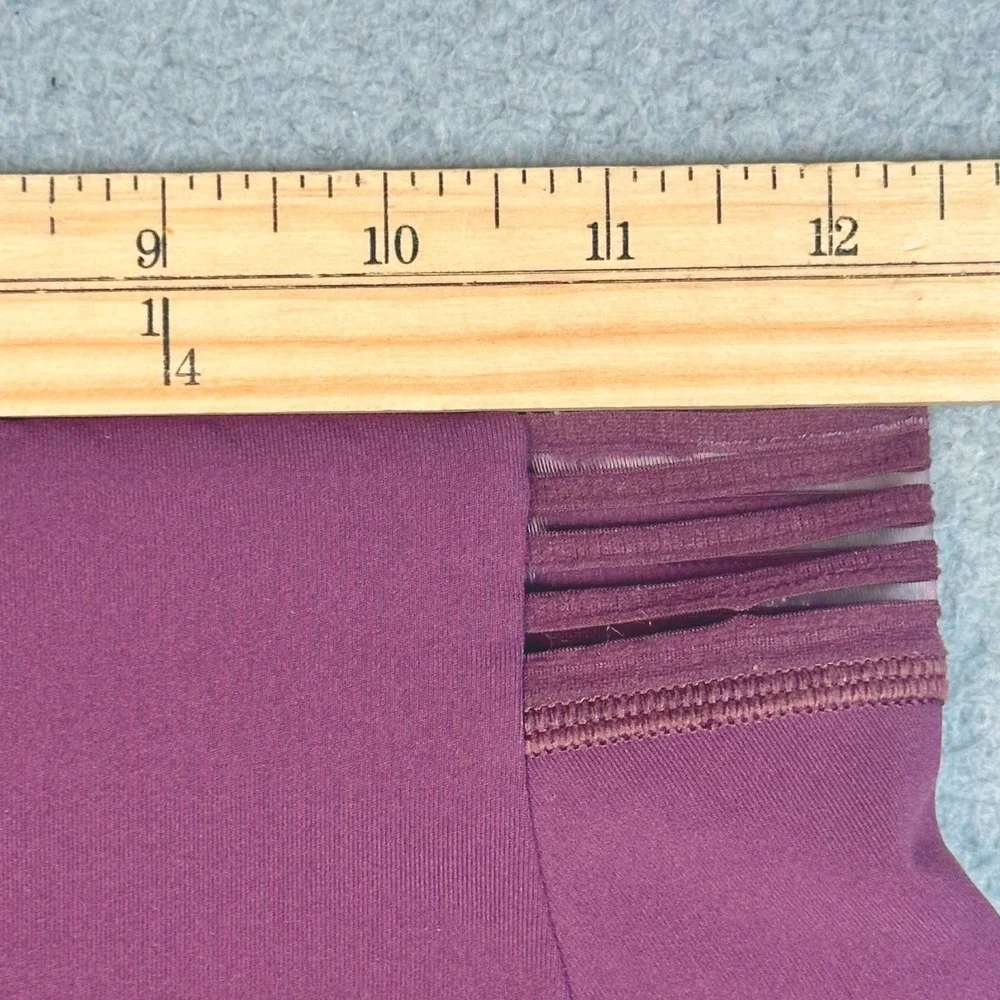 Lululemon Find Focus 7/8 Tight Women's 6 Arctic Plum Mesh Luxtreme Leggings Gym